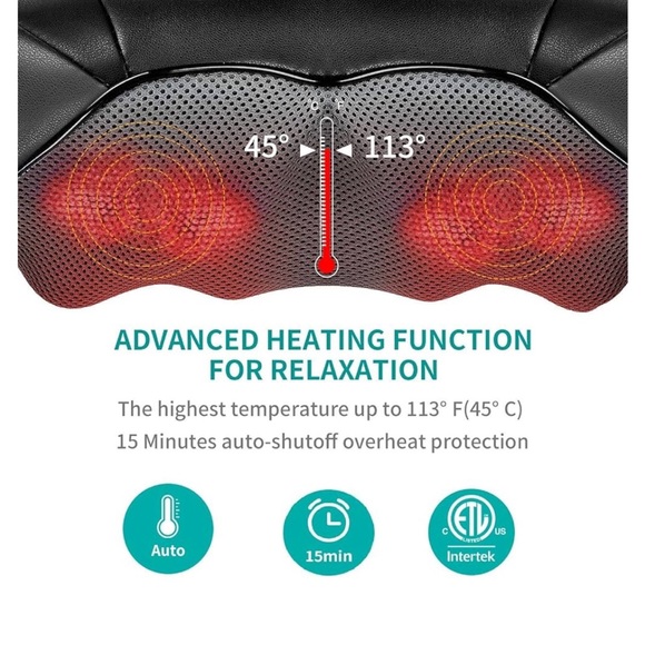 Shiatsu Neck and Back Massager - Picture 10 of 12